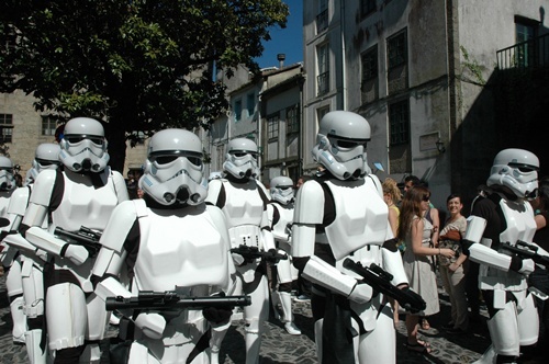 Tropas gal&aacute;cticas invaden Compostela
