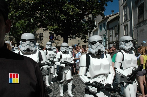 Tropas gal&aacute;cticas invaden Compostela