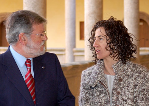 A conselleira co presidente estreme&ntilde;o