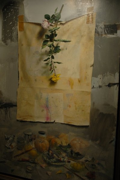 Rosa e &oacute;leos