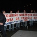 En Xo&aacute;n XIII, arredor de 20 manifestantes das minas de Serrabal berran consignas contra o goberno da Xunta