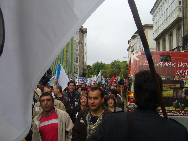 A manifestaci&oacute;n, de cami&ntilde;o
