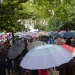 A manifestaci&oacute;n, a piques de sa&iacute;r da Alameda
