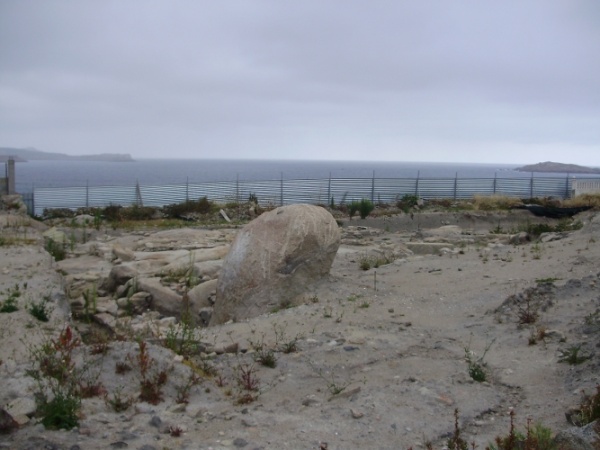A destruci&oacute;n do castro de San Cibrao: ver&aacute;n de 2008
