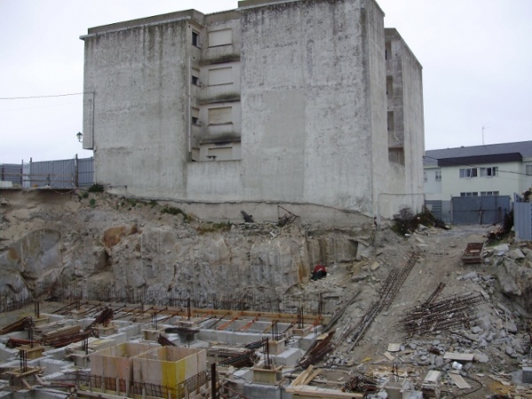 A destruci&oacute;n do castro de San Cibrao: ver&aacute;n de 2008