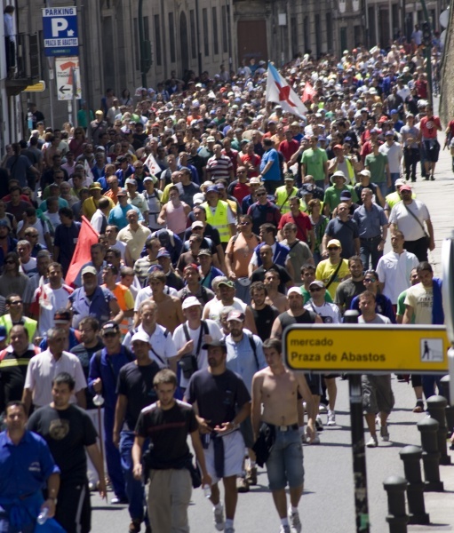 Mobilizaci&oacute;n en Compostela
